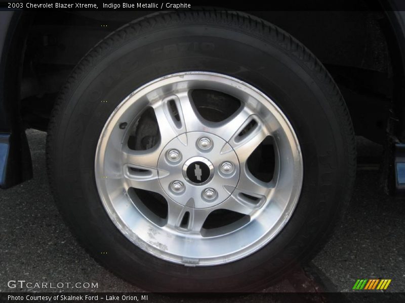 Indigo Blue Metallic / Graphite 2003 Chevrolet Blazer Xtreme