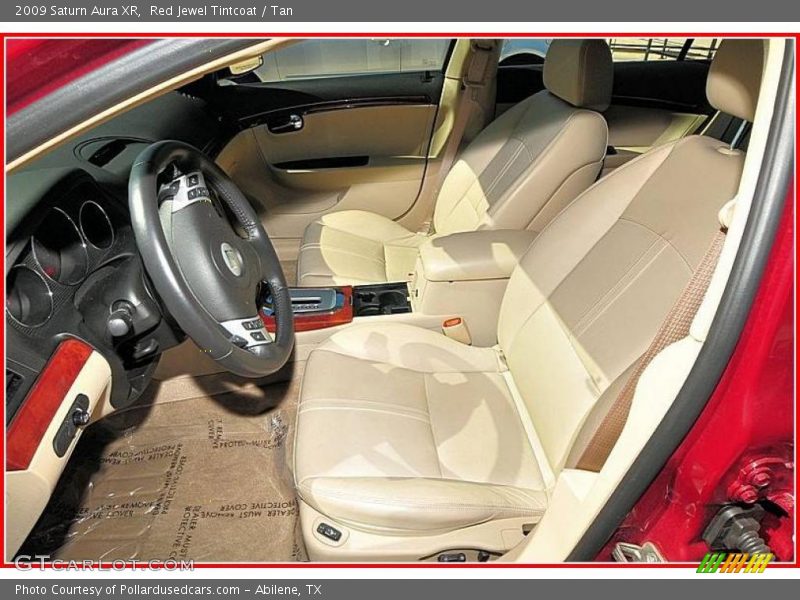 Red Jewel Tintcoat / Tan 2009 Saturn Aura XR