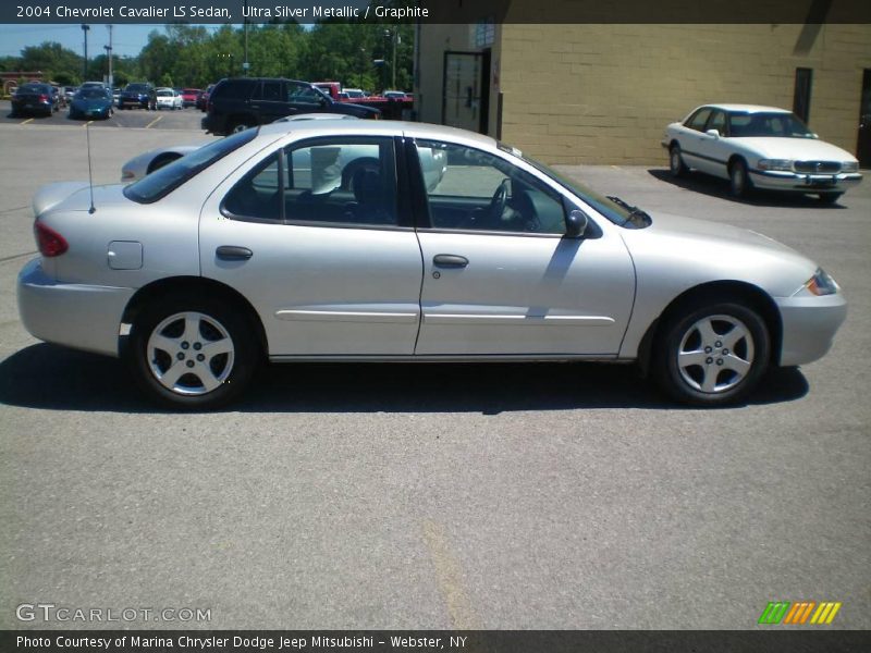 Ultra Silver Metallic / Graphite 2004 Chevrolet Cavalier LS Sedan