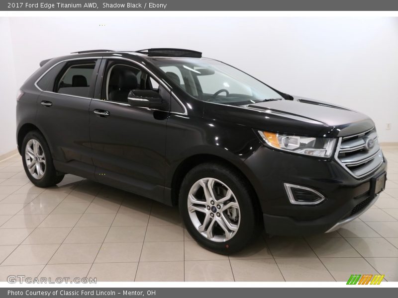 Shadow Black / Ebony 2017 Ford Edge Titanium AWD