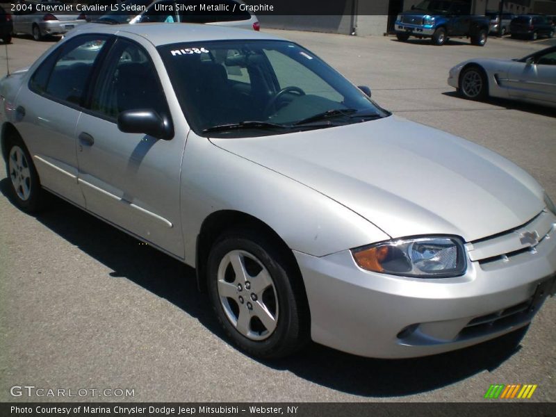 Ultra Silver Metallic / Graphite 2004 Chevrolet Cavalier LS Sedan
