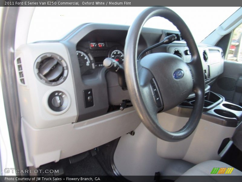 Oxford White / Medium Flint 2011 Ford E Series Van E250 Commercial