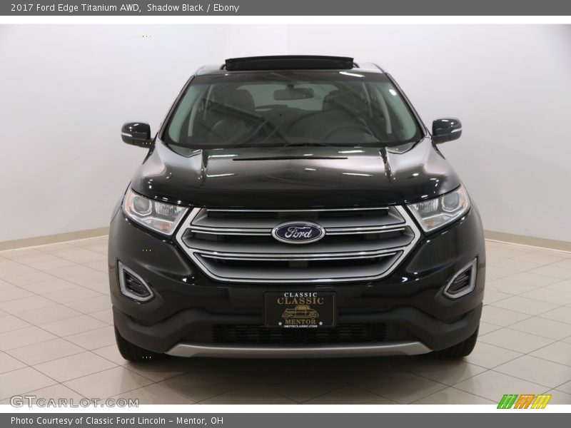 Shadow Black / Ebony 2017 Ford Edge Titanium AWD