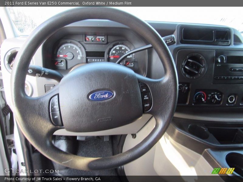 Oxford White / Medium Flint 2011 Ford E Series Van E250 Commercial
