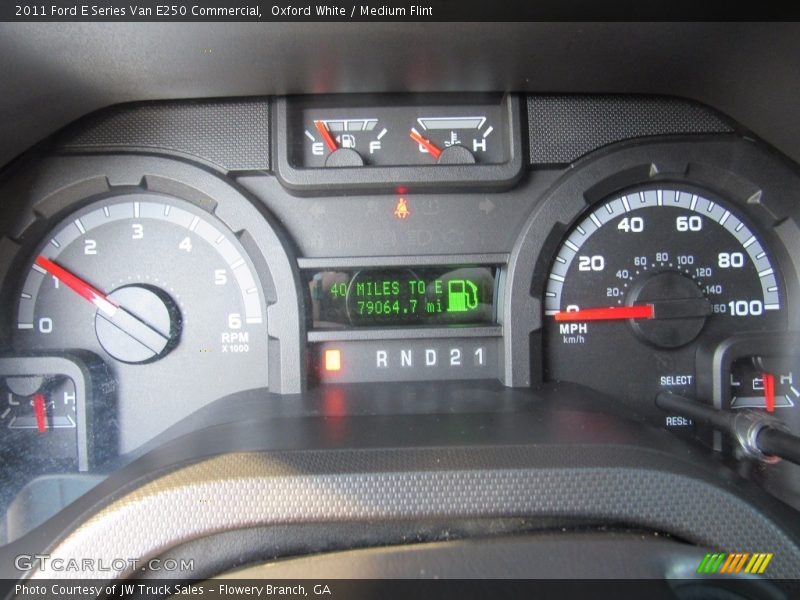 Oxford White / Medium Flint 2011 Ford E Series Van E250 Commercial
