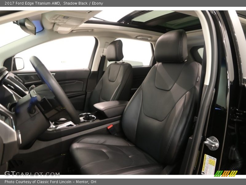 Shadow Black / Ebony 2017 Ford Edge Titanium AWD