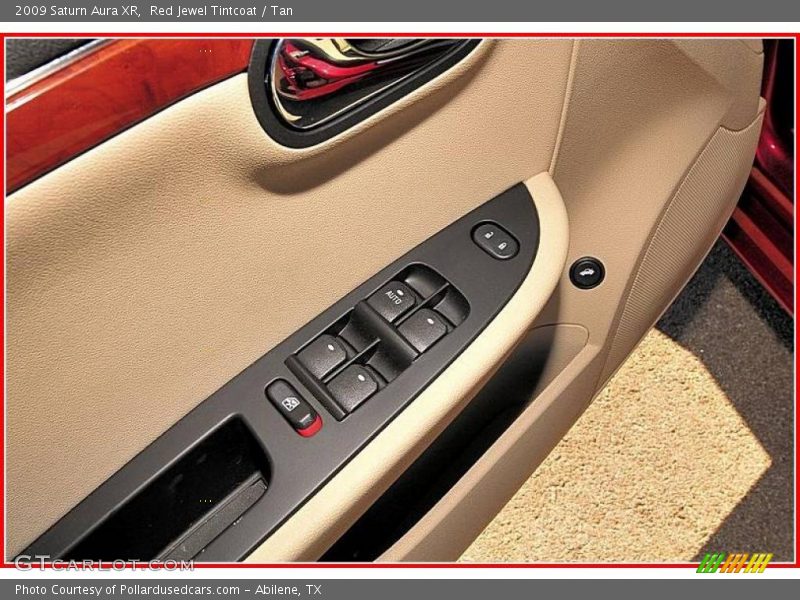 Red Jewel Tintcoat / Tan 2009 Saturn Aura XR