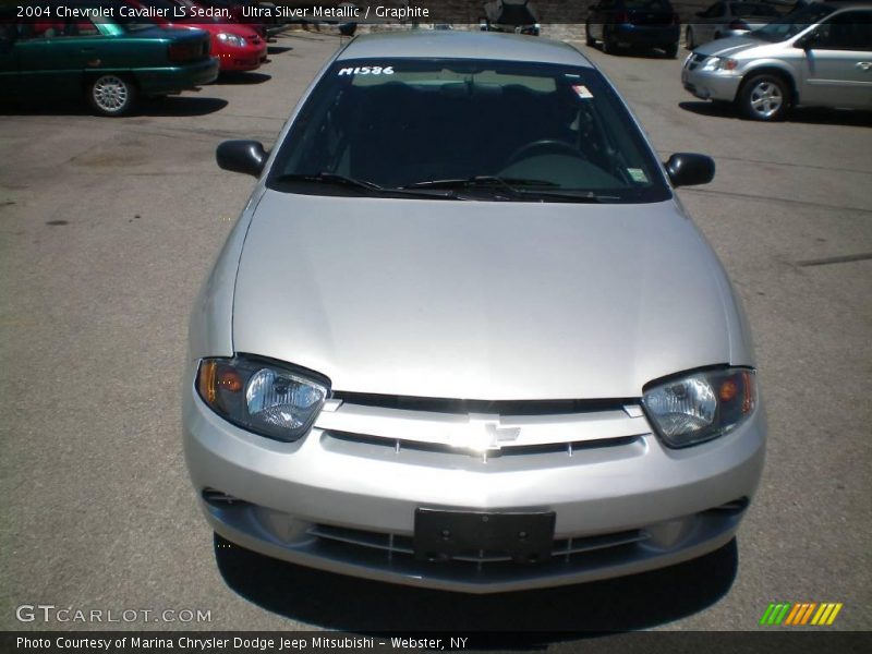 Ultra Silver Metallic / Graphite 2004 Chevrolet Cavalier LS Sedan