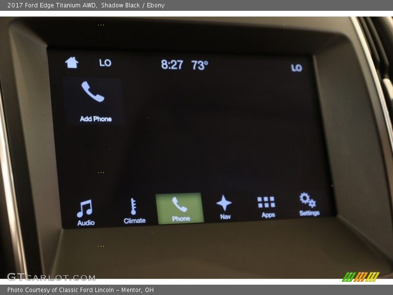 Shadow Black / Ebony 2017 Ford Edge Titanium AWD