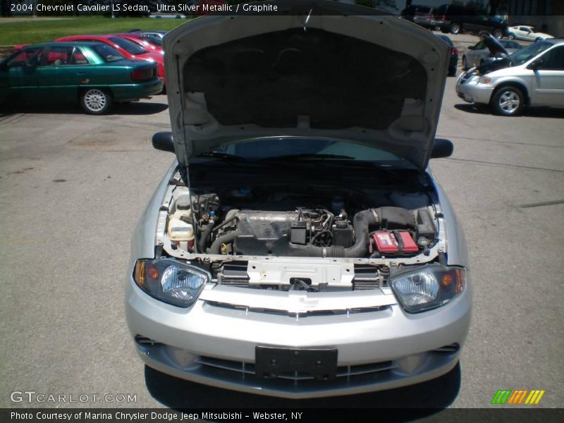 Ultra Silver Metallic / Graphite 2004 Chevrolet Cavalier LS Sedan