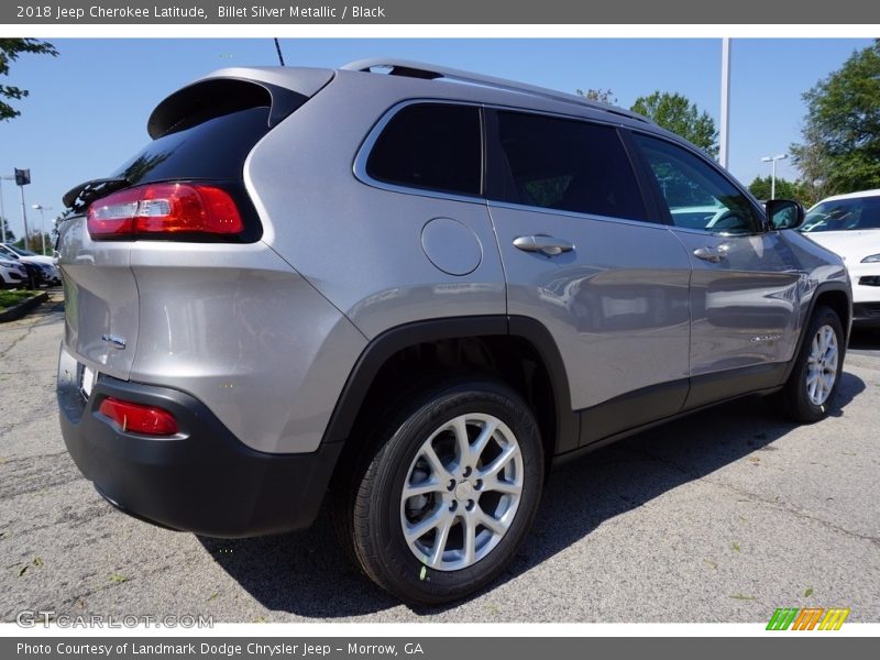 Billet Silver Metallic / Black 2018 Jeep Cherokee Latitude
