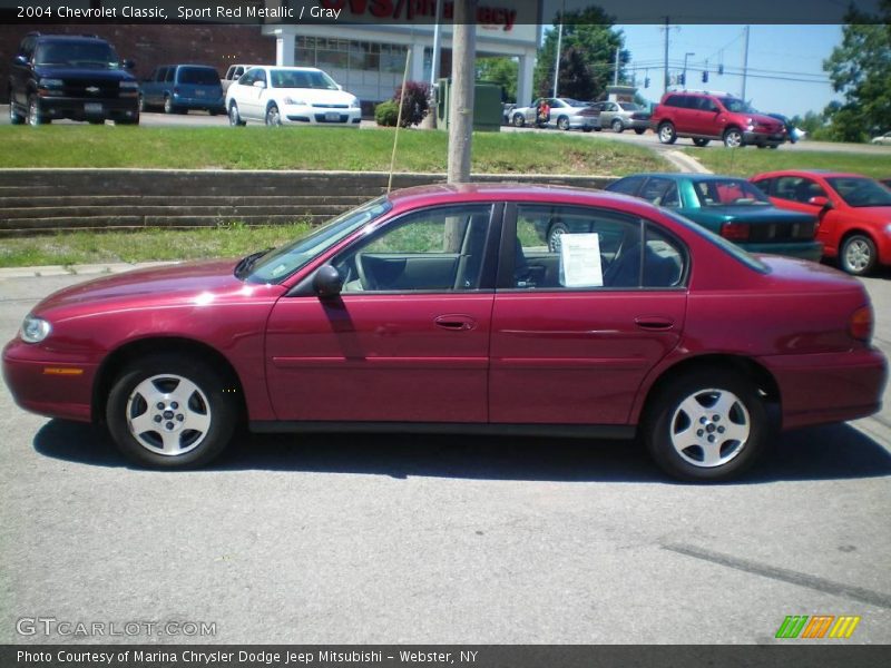 Sport Red Metallic / Gray 2004 Chevrolet Classic