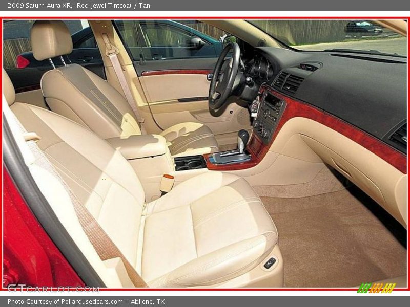 Red Jewel Tintcoat / Tan 2009 Saturn Aura XR