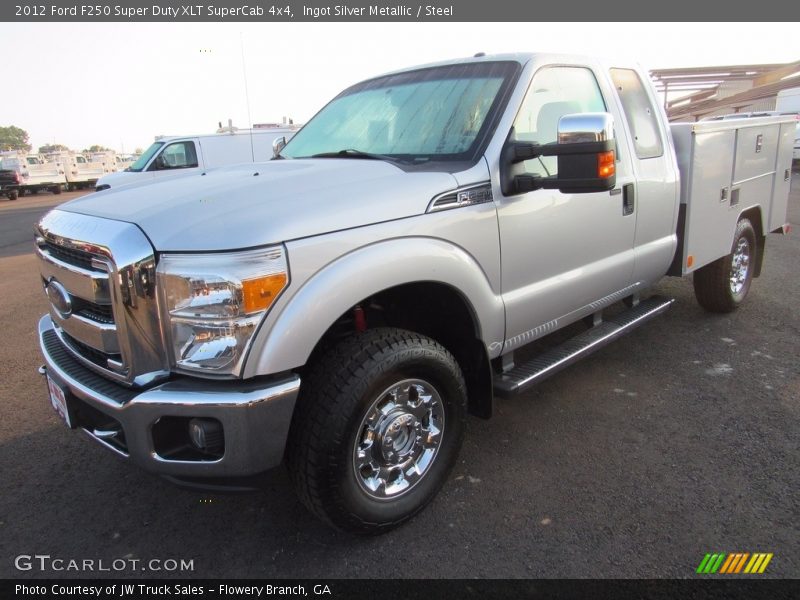 Ingot Silver Metallic / Steel 2012 Ford F250 Super Duty XLT SuperCab 4x4