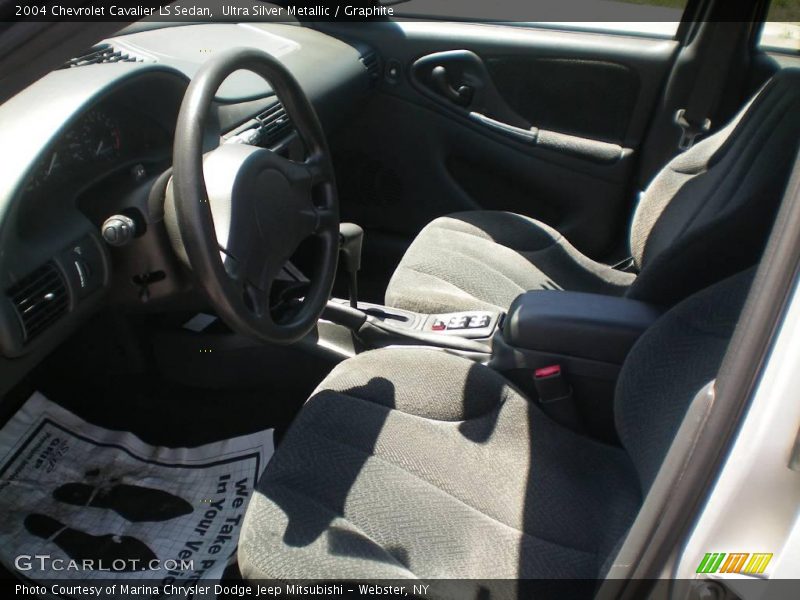 Ultra Silver Metallic / Graphite 2004 Chevrolet Cavalier LS Sedan