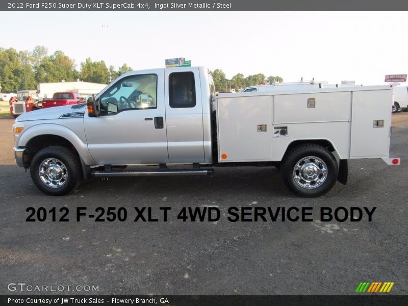 Ingot Silver Metallic / Steel 2012 Ford F250 Super Duty XLT SuperCab 4x4