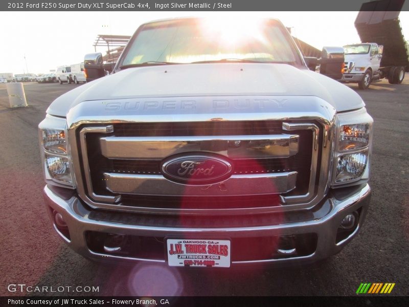 Ingot Silver Metallic / Steel 2012 Ford F250 Super Duty XLT SuperCab 4x4