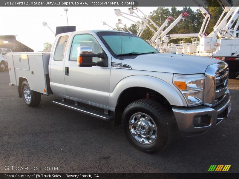 Ingot Silver Metallic / Steel 2012 Ford F250 Super Duty XLT SuperCab 4x4