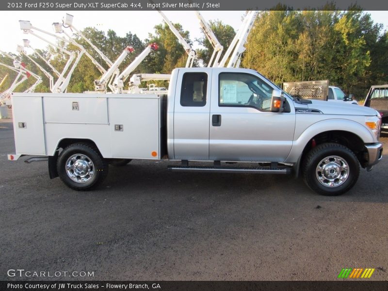 Ingot Silver Metallic / Steel 2012 Ford F250 Super Duty XLT SuperCab 4x4