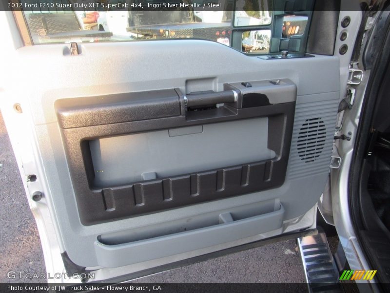 Ingot Silver Metallic / Steel 2012 Ford F250 Super Duty XLT SuperCab 4x4