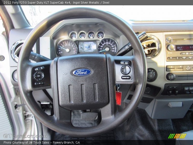 Ingot Silver Metallic / Steel 2012 Ford F250 Super Duty XLT SuperCab 4x4