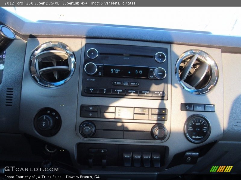 Ingot Silver Metallic / Steel 2012 Ford F250 Super Duty XLT SuperCab 4x4