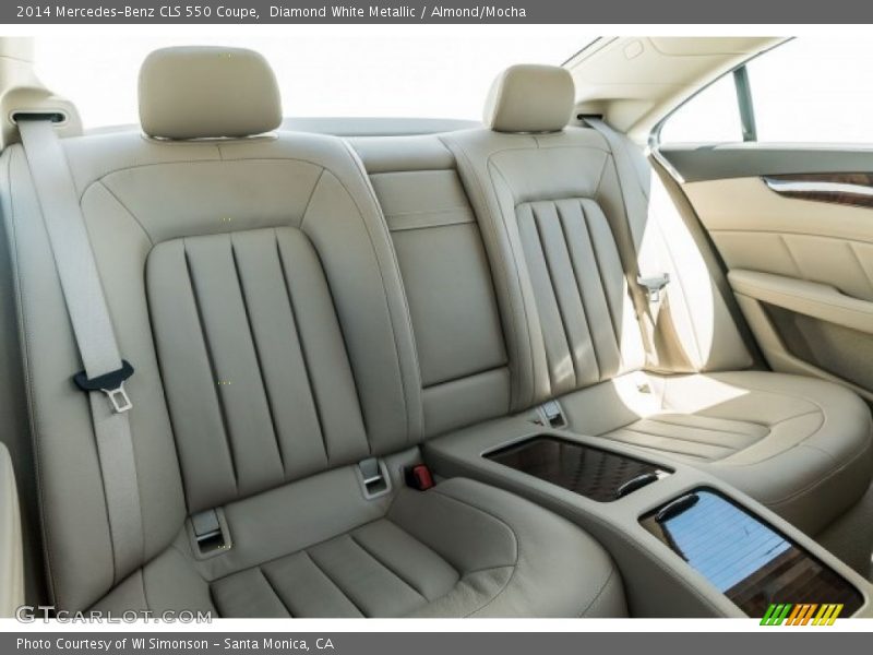 Diamond White Metallic / Almond/Mocha 2014 Mercedes-Benz CLS 550 Coupe