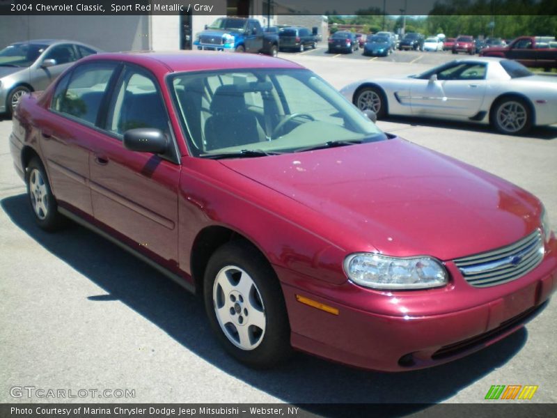 Sport Red Metallic / Gray 2004 Chevrolet Classic
