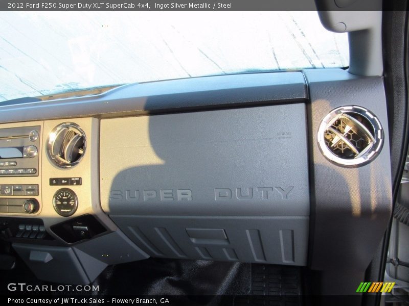 Ingot Silver Metallic / Steel 2012 Ford F250 Super Duty XLT SuperCab 4x4