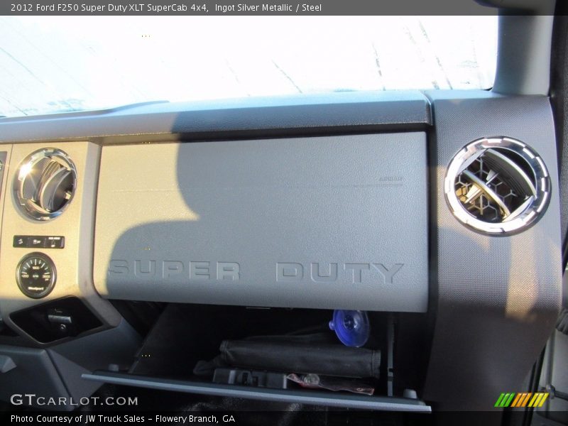 Ingot Silver Metallic / Steel 2012 Ford F250 Super Duty XLT SuperCab 4x4