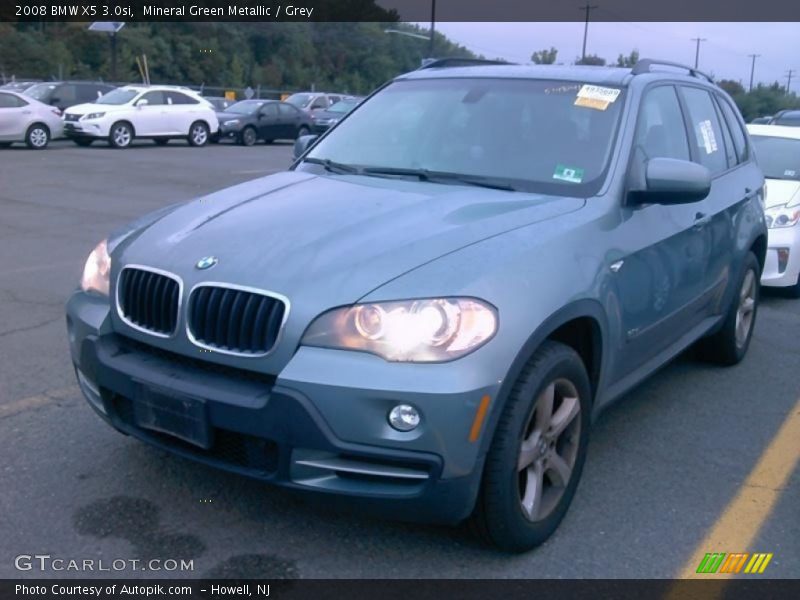 Mineral Green Metallic / Grey 2008 BMW X5 3.0si
