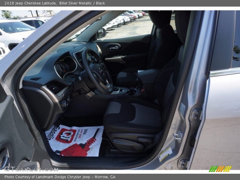 Billet Silver Metallic / Black 2018 Jeep Cherokee Latitude