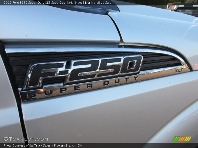 Ingot Silver Metallic / Steel 2012 Ford F250 Super Duty XLT SuperCab 4x4