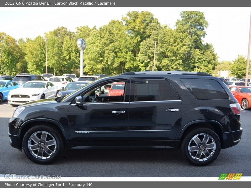 Carbon Black Metallic / Cashmere 2012 GMC Acadia Denali