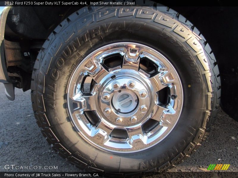 Ingot Silver Metallic / Steel 2012 Ford F250 Super Duty XLT SuperCab 4x4