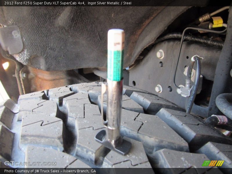 Ingot Silver Metallic / Steel 2012 Ford F250 Super Duty XLT SuperCab 4x4