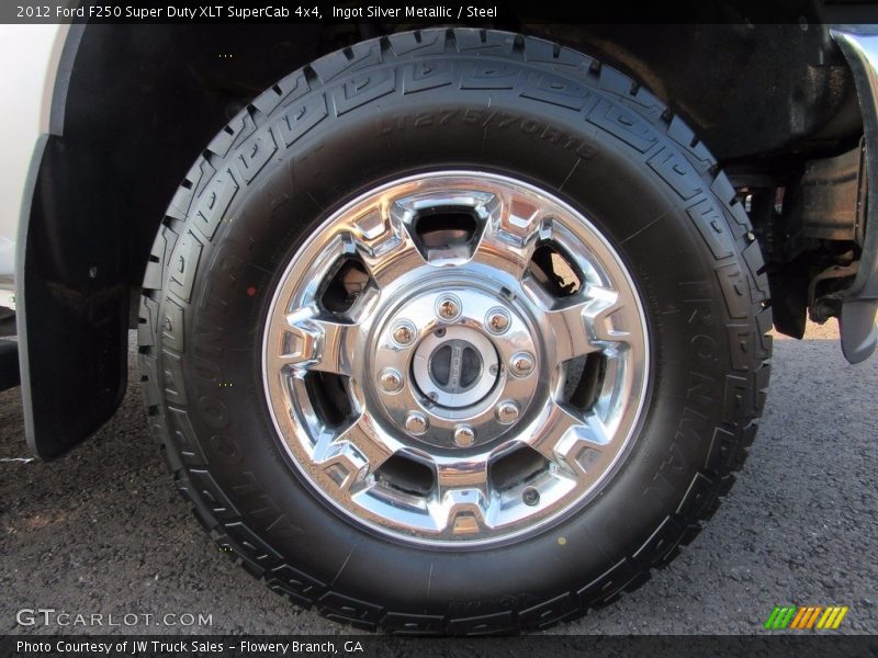 Ingot Silver Metallic / Steel 2012 Ford F250 Super Duty XLT SuperCab 4x4