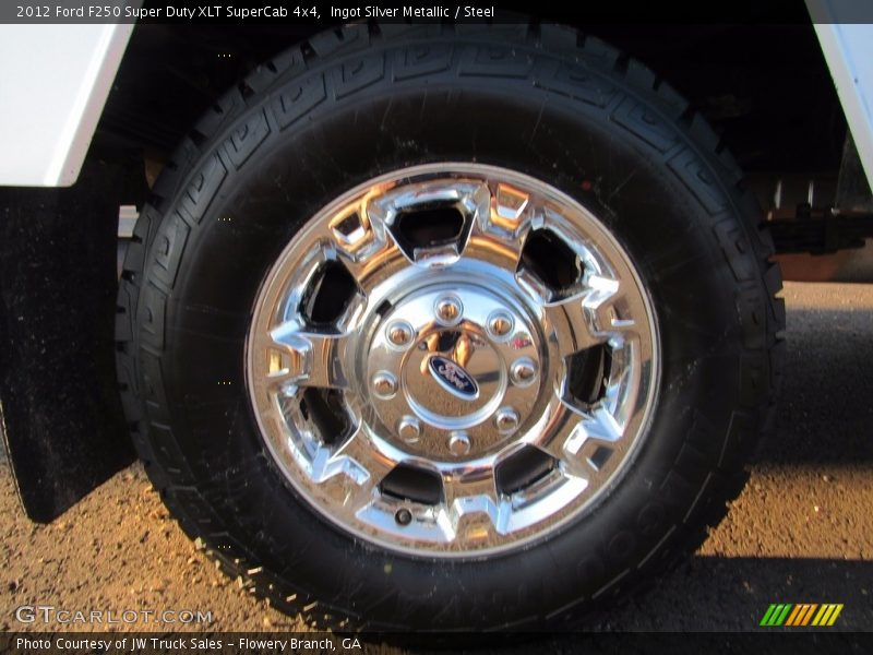 Ingot Silver Metallic / Steel 2012 Ford F250 Super Duty XLT SuperCab 4x4