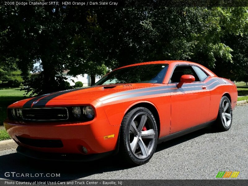 HEMI Orange / Dark Slate Gray 2008 Dodge Challenger SRT8