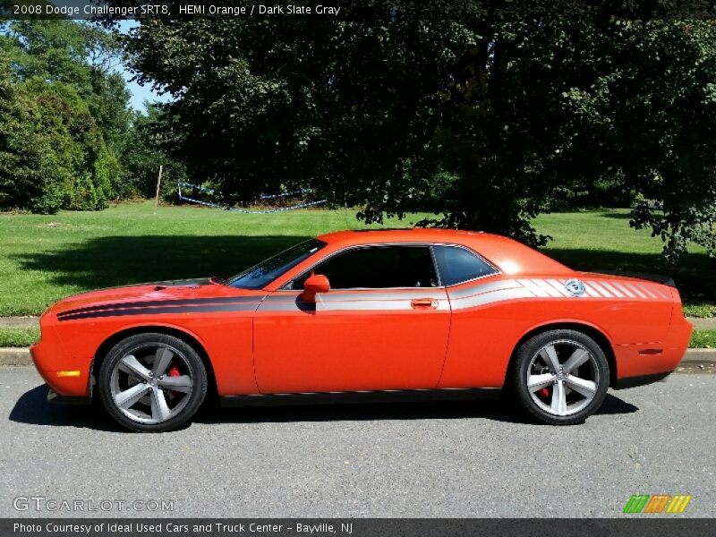 HEMI Orange / Dark Slate Gray 2008 Dodge Challenger SRT8