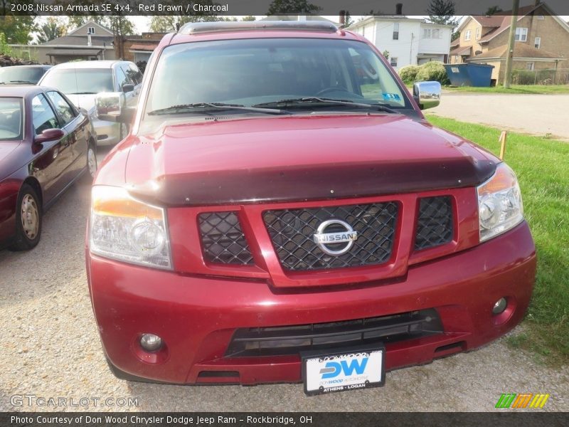 Red Brawn / Charcoal 2008 Nissan Armada SE 4x4