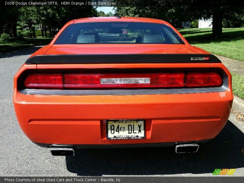HEMI Orange / Dark Slate Gray 2008 Dodge Challenger SRT8