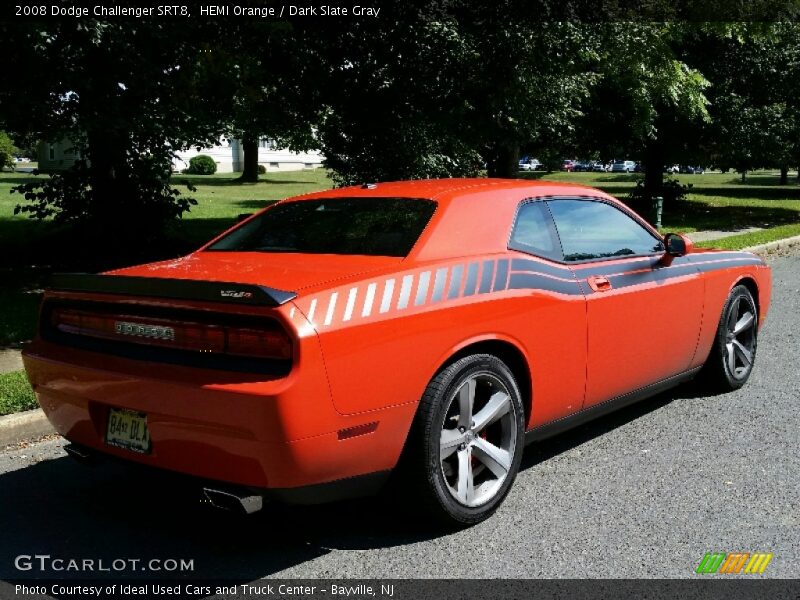 HEMI Orange / Dark Slate Gray 2008 Dodge Challenger SRT8