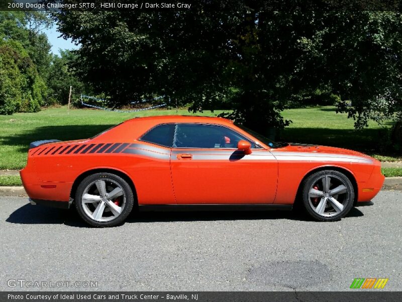 HEMI Orange / Dark Slate Gray 2008 Dodge Challenger SRT8