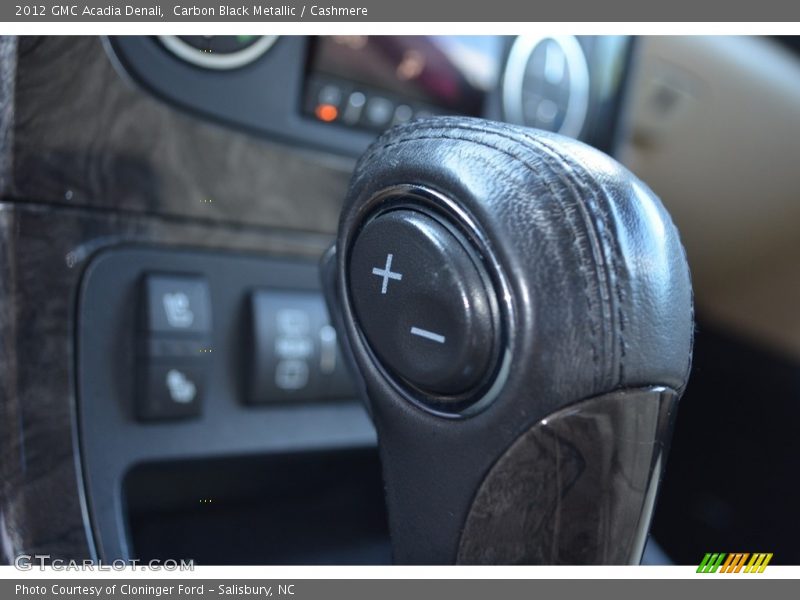 Carbon Black Metallic / Cashmere 2012 GMC Acadia Denali