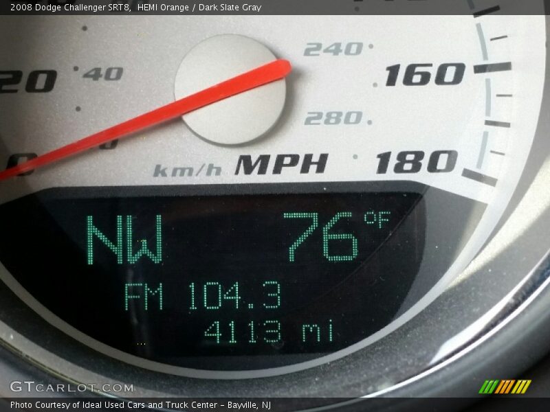 HEMI Orange / Dark Slate Gray 2008 Dodge Challenger SRT8