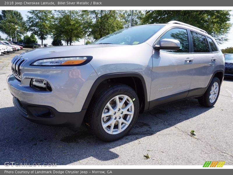 Billet Silver Metallic / Black 2018 Jeep Cherokee Latitude