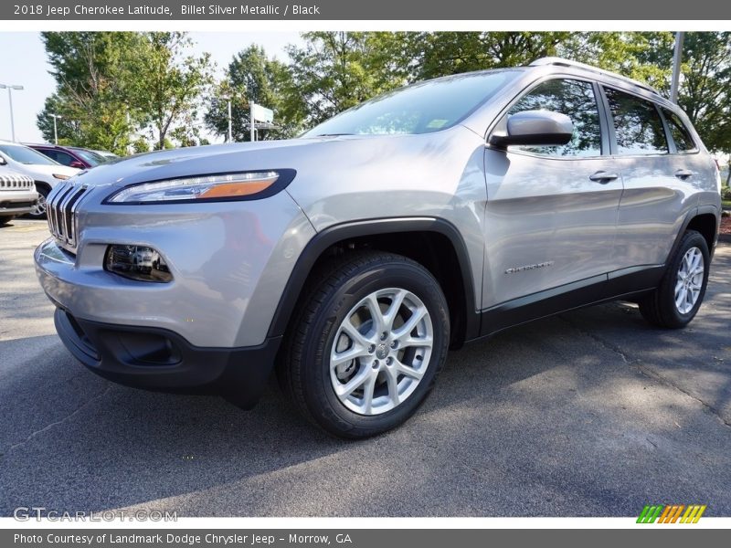 Billet Silver Metallic / Black 2018 Jeep Cherokee Latitude