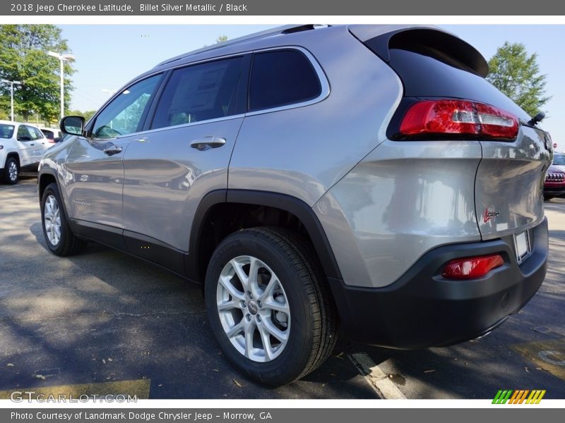 Billet Silver Metallic / Black 2018 Jeep Cherokee Latitude