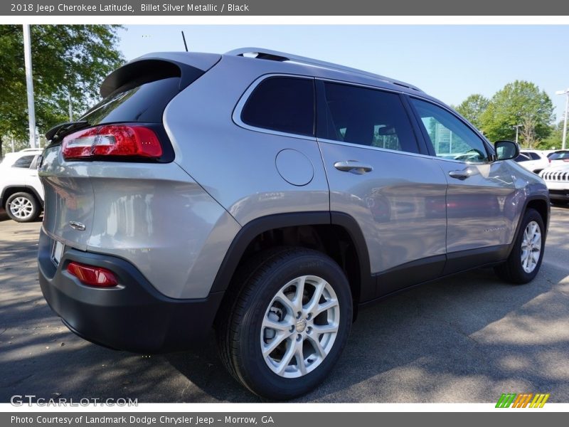 Billet Silver Metallic / Black 2018 Jeep Cherokee Latitude